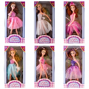 Кукла Балерина, 6 видов, в коробке (ABtoys, PT-00440)